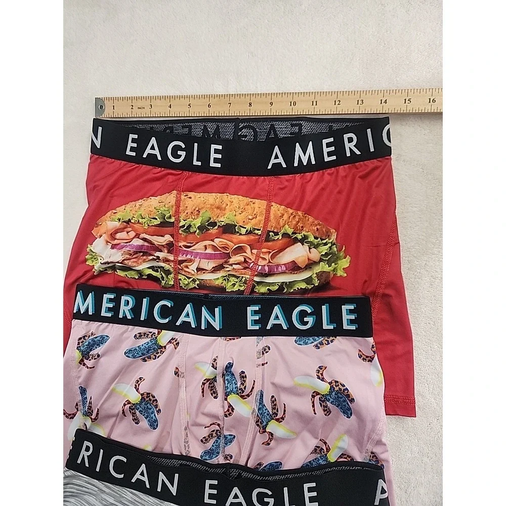EUC Men's  FLEX  Boxers Briefs  Lot 3 American Eagle 32-34 Medium